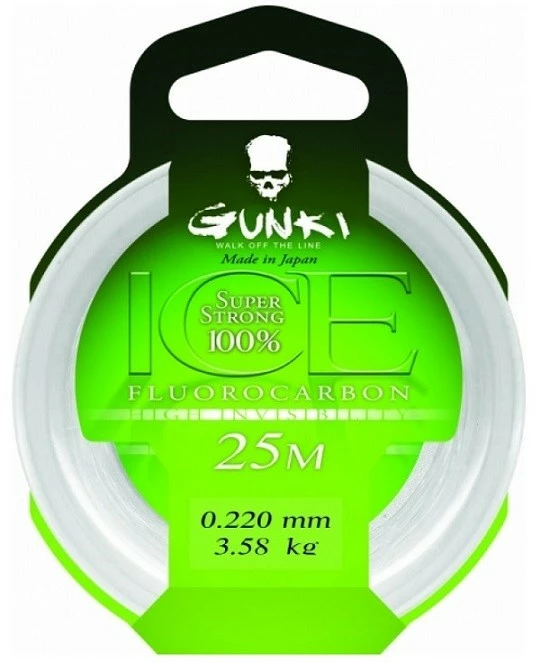 Fluorocarbon Gunki Ice Japan 25 m / 0,54 mm