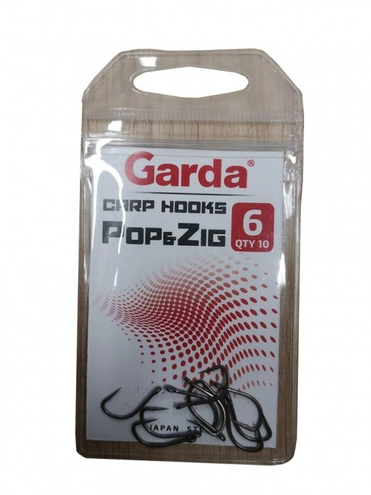 Garda - Kaprové Háčky POP&ZIG carp hook 10ks / vel. 8
