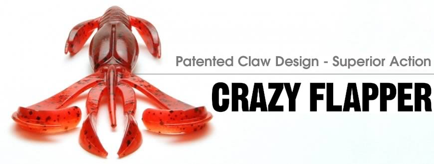 Gumová nástraha Keitech Crazy Flapper / 4,4