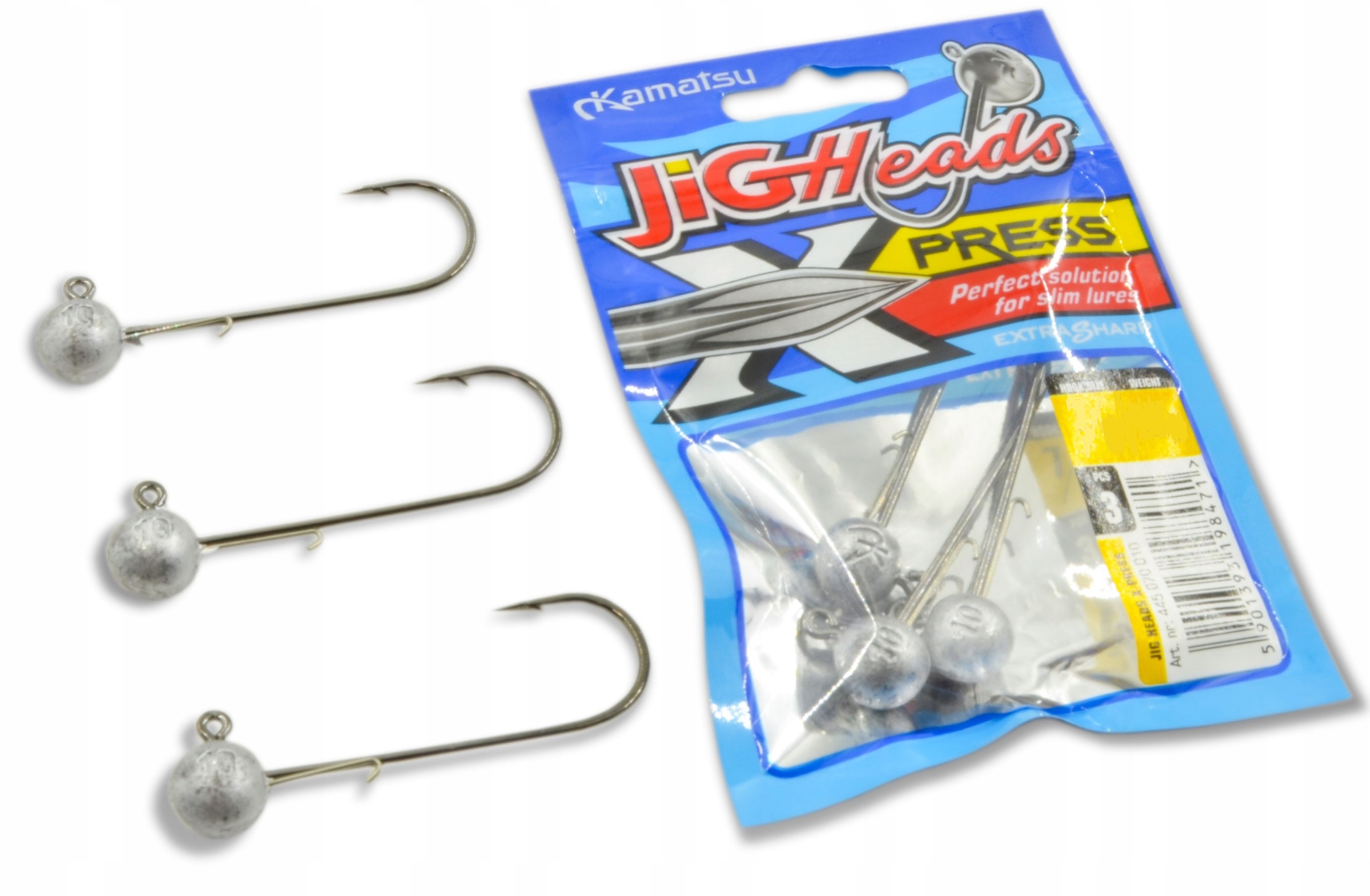 JIGOVÉ HLAVY KAMATSU XPRESS bal.3ks, vel.3/0, 10g