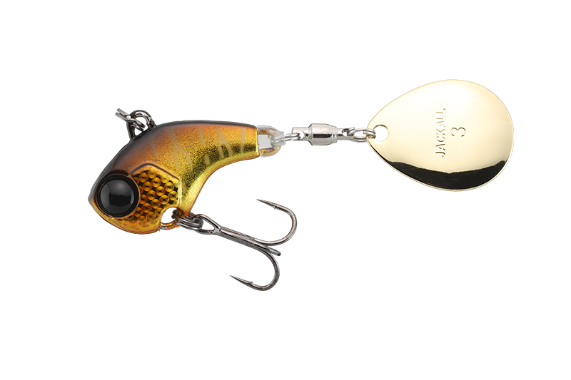 Jackall Deracoup Tail Spinner Silver Gold a Black  10,5g 
