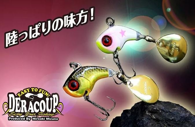 Jackall Deracoup Tail Spinner Pink Back Crown 10,5g 