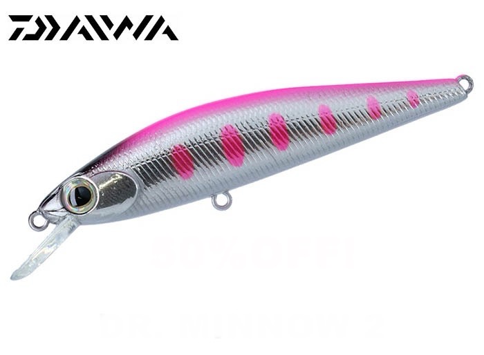 Wobler Daiwa Dr. Minnow 70 mm Floating Pink Yamame