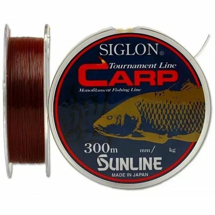 SUNLINE VLASEC SIGLON CARP / 300m / 0.28 mm / HNĚDÝ