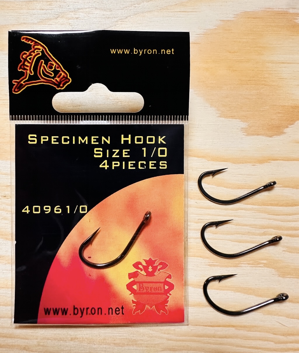 BYRON HÁČKY SPECIMEN HOOK 4096 / vel. 4 / 7 ks 