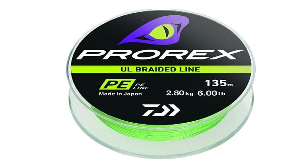 DAIWA Splétaná šňůra DAIWA PROREX UL FINESSE BRAID 0,30 mm / 135 m / 2,10 kg 