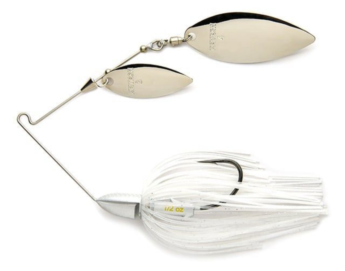 NÁSTRAHA TŘPYTKA KEITECH TEE BONE SPINNERBAIT DOUBLE WILLOW - SPOT REMOVER / 10,5 G 