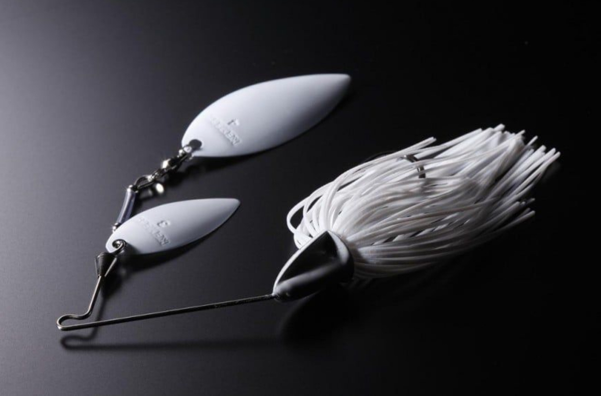 NÁSTRAHA TŘPYTKA KEITECH TEE BONE SPINNERBAIT DOUBLE WILLOW - SEXY SHAD / 10,5 G 