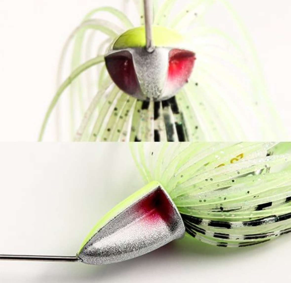 NÁSTRAHA TŘPYTKA KEITECH TEE BONE SPINNERBAIT DOUBLE WILLOW - SEXY SHAD / 10,5 G 
