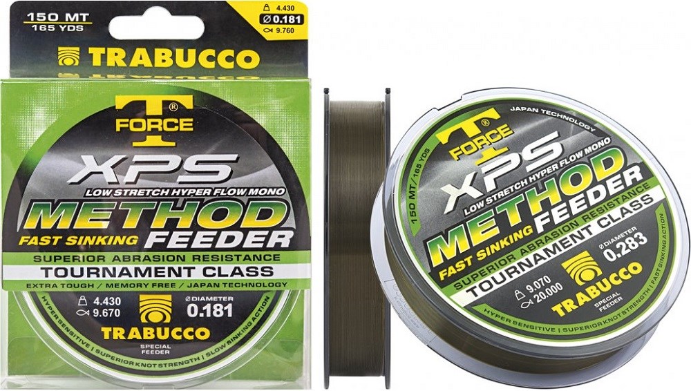 Trabucco - TR vlasec T-Force XPS METHOD FEEDER 300m  / 0,18 mm / 4,43 kg