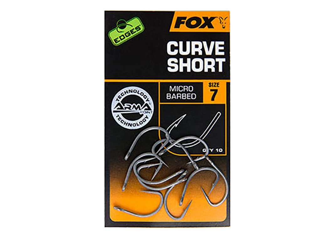Fox - Kaprové Háčky Curve Shank Short 10 ks / vel. 6