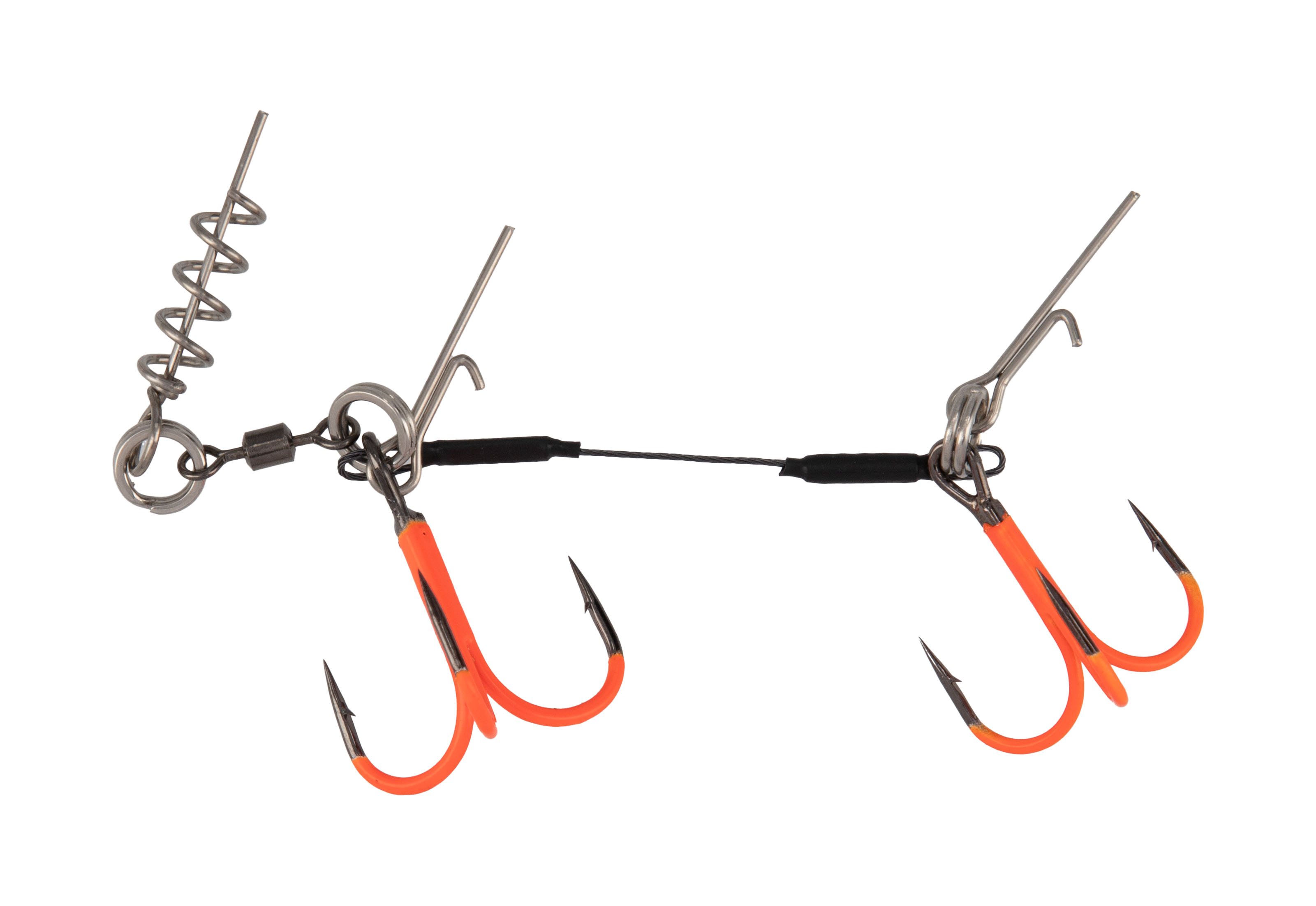 PŘÍDAVNÝ TROJHÁČEK - TITANOVÝ JAWS DOUBLE EVO TITANIUM UV - 25 KG - TROJHÁČKY 1/0 , 1 - 1 KS