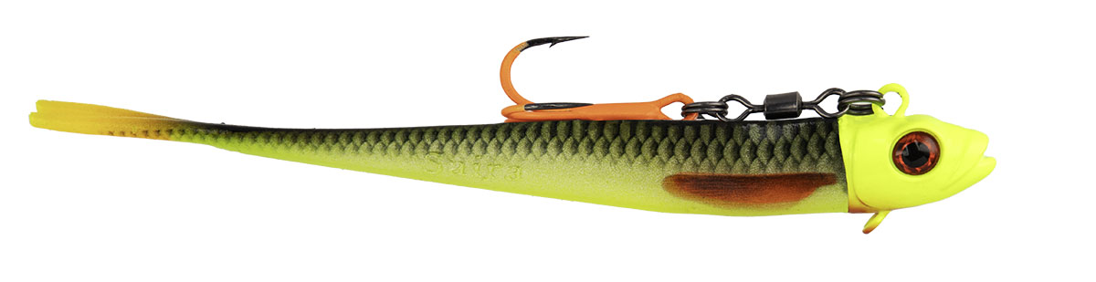 SMÁČEK MIKADO SAIRA WITH JIG VERTICAL 17CM / 45G / LIMITED FLUO - 2KS