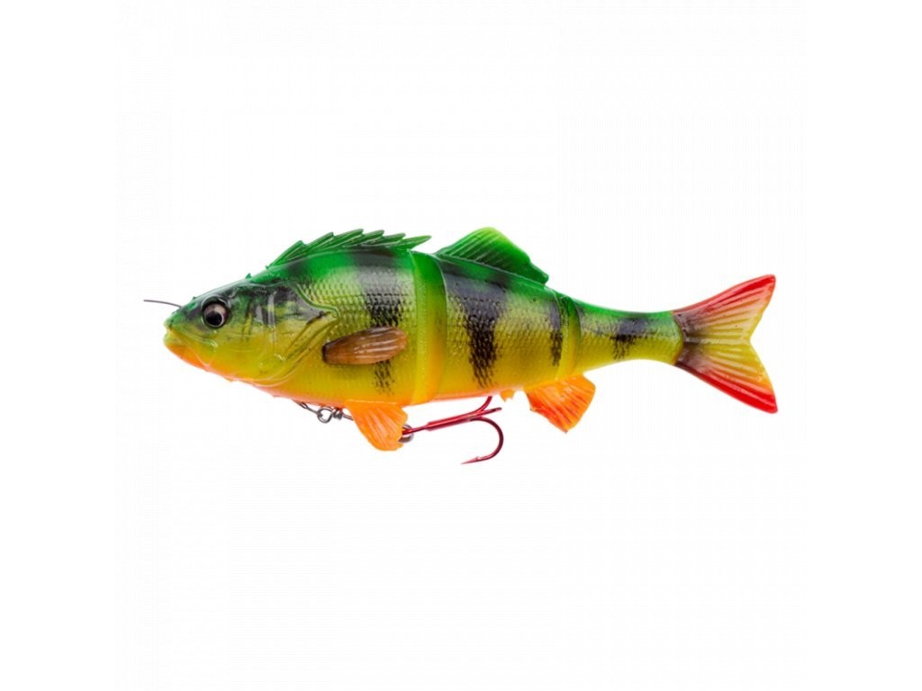 Gumová nástraha SAVAGE GEAR 4D Line Thru Perch 17cm / 63g Firetiger