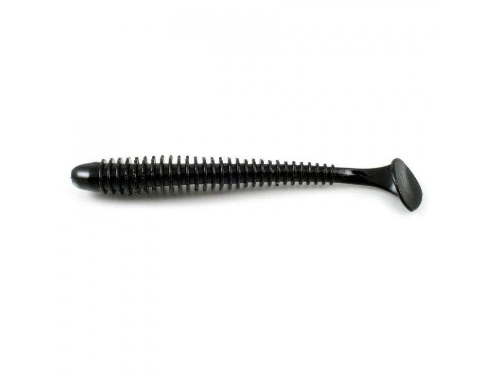 Gumová Nástraha Keitech Swing Impact 4", 10cm Black 001S (8ks)