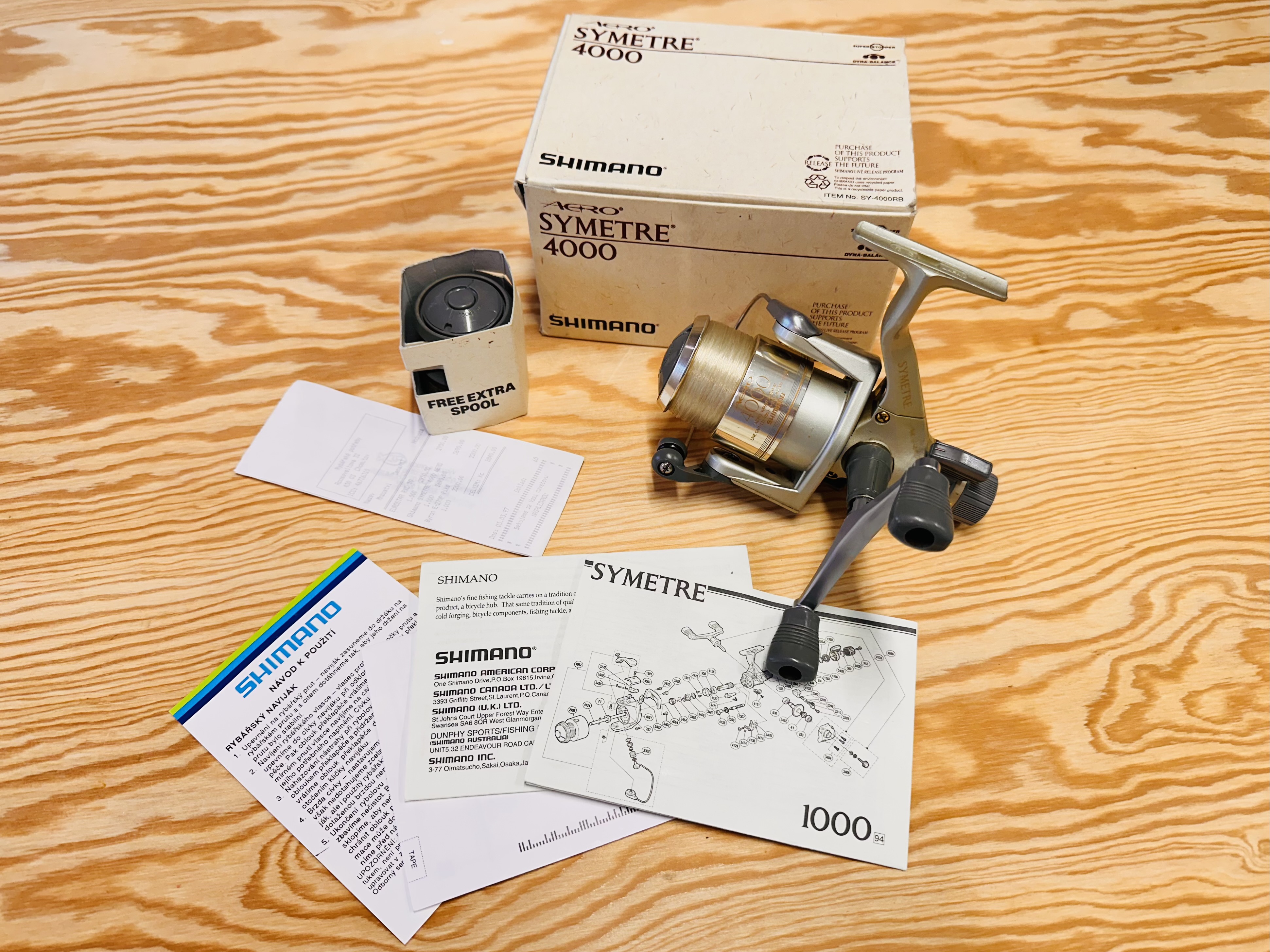 NAVIJÁK SHIMANO AERO SYMETRE 4000 JAPAN