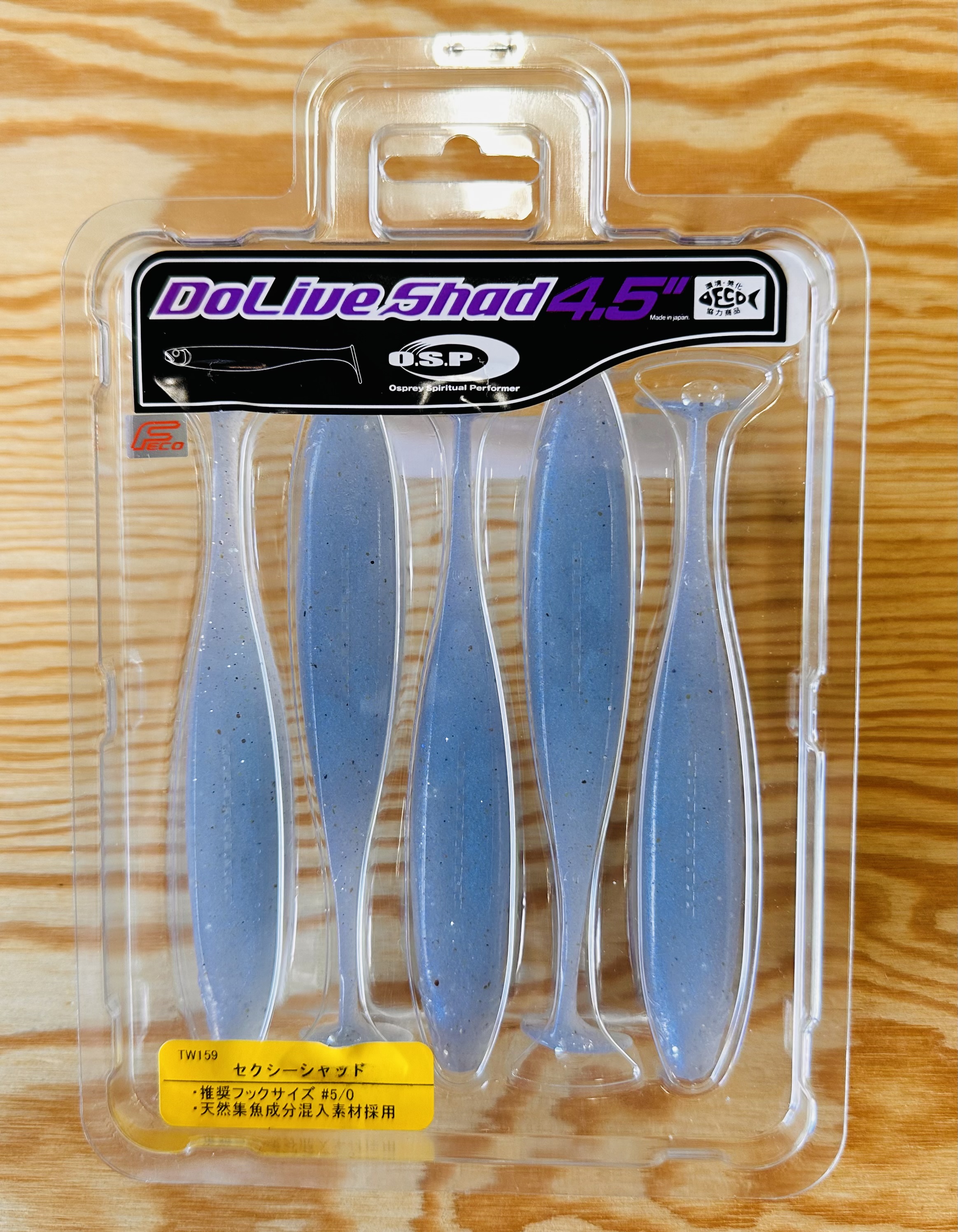 Gumové nástrahy O.S.P Do Live Shad 4,5" 11,5cm / (5ks) / TW 159 Sexy Shad