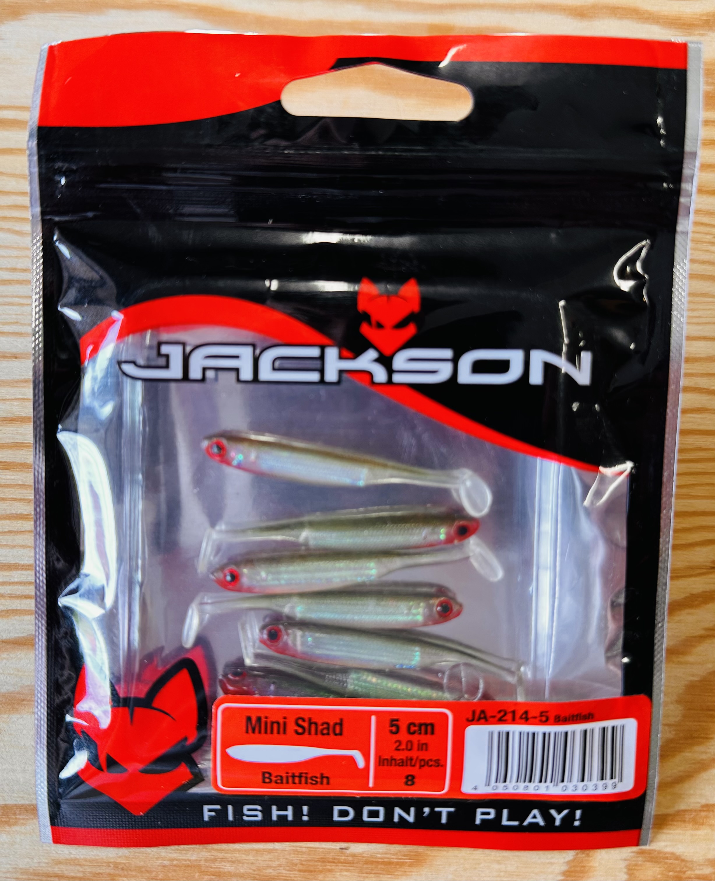 Gumové nástrahy JACKSON Mini Shad 5 cm / (8ks) / JA-214-5 Baitfish