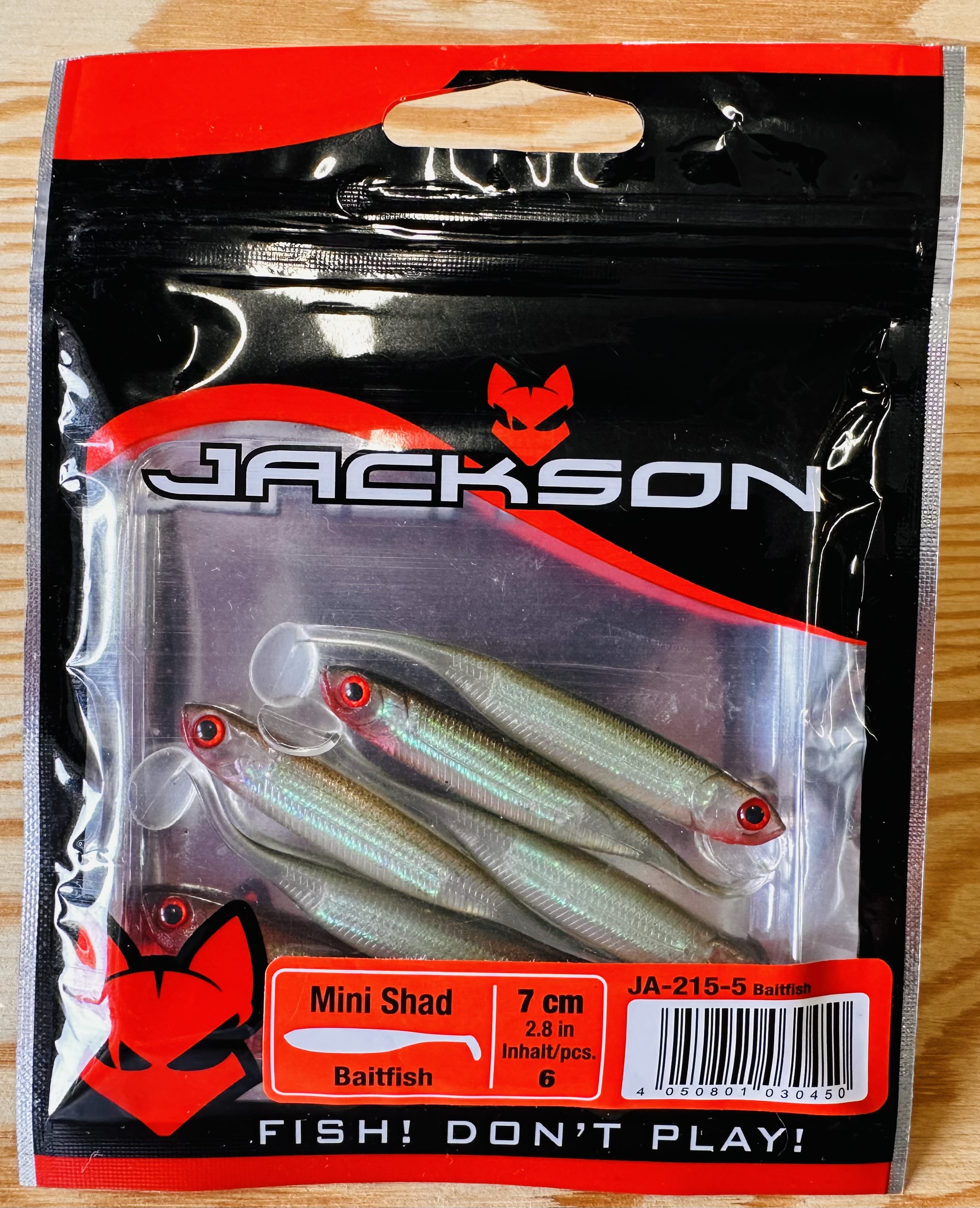 Gumové nástrahy JACKSON Mini Shad 7 cm / (6ks) / JA-215-5 Baitfish