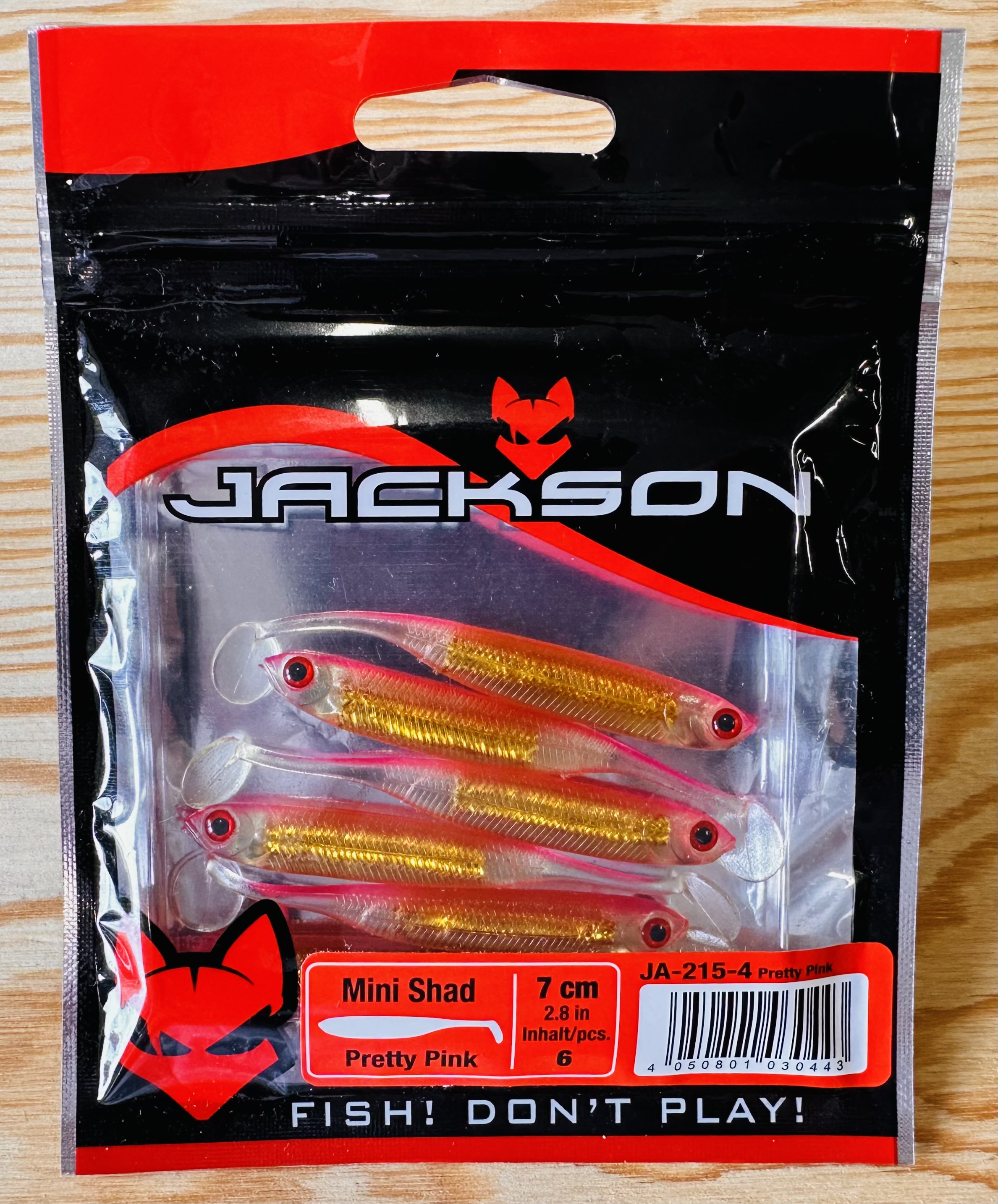 Gumové nástrahy JACKSON Mini Shad 7 cm / (6ks) / JA-215-4 Pretty Pink