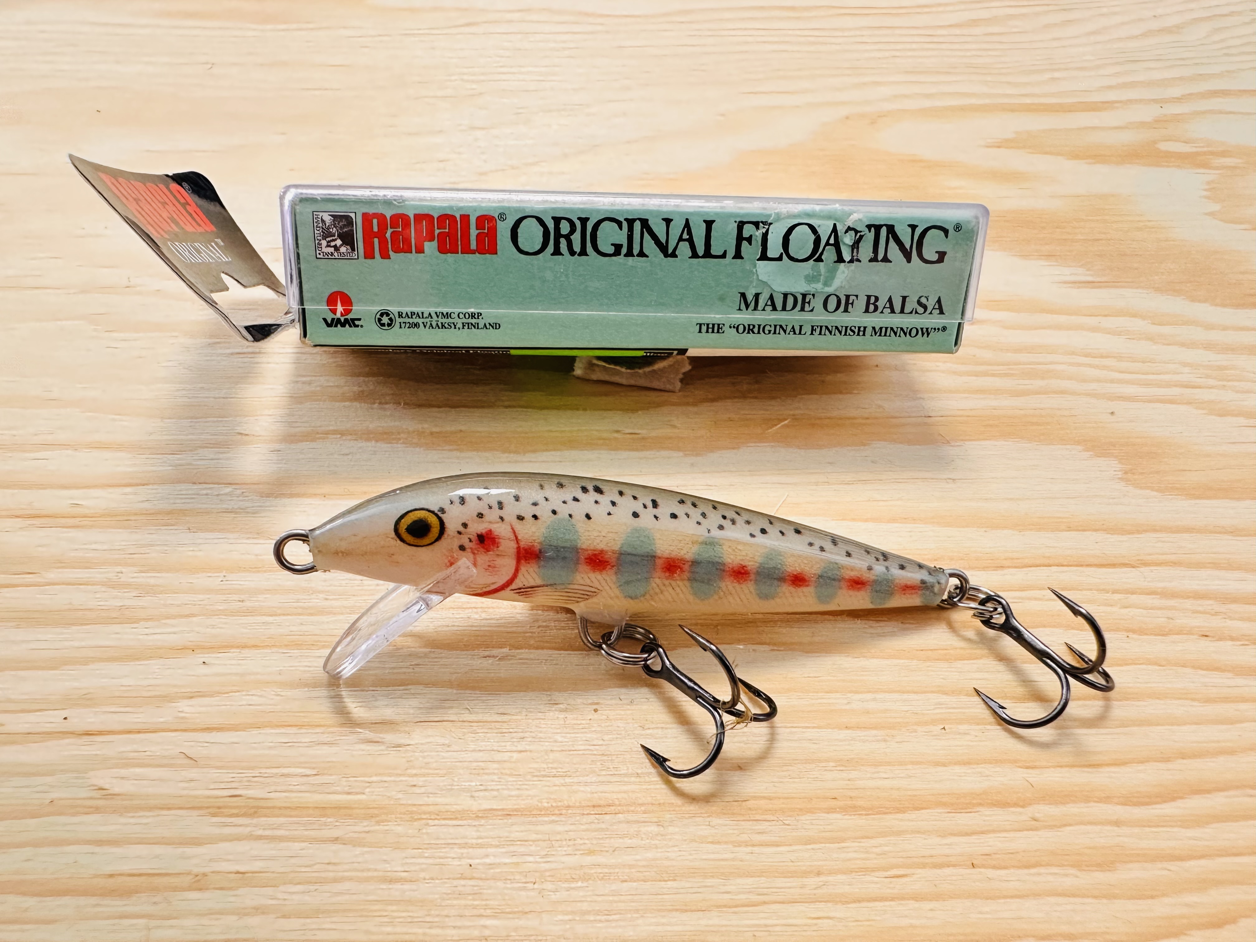 WOBLER RAPALA ORIGINAL FLOATING 07 BJRT / 7 cm / 4 g 