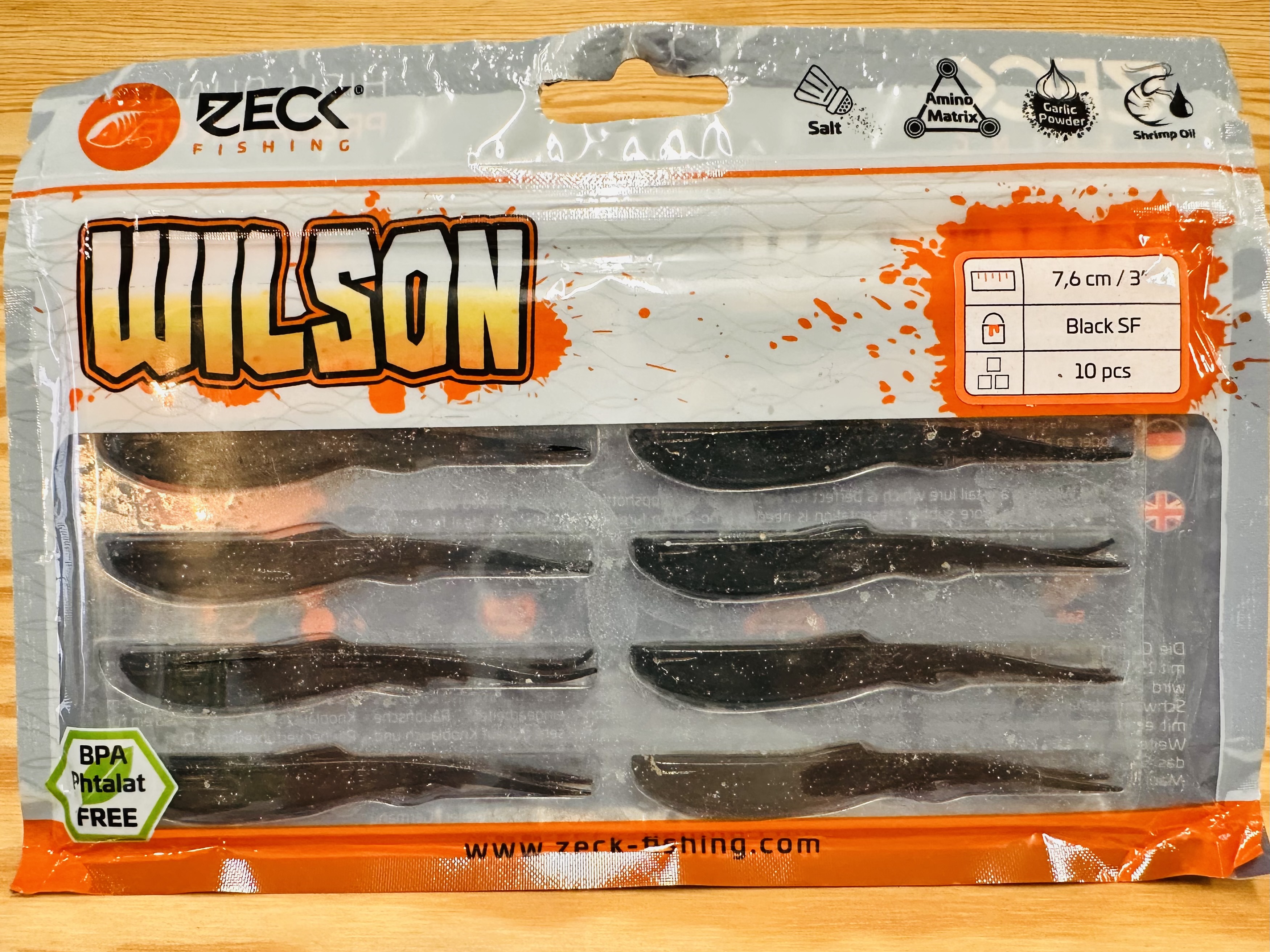 ZECK GUMOVÉ NÁSTRAHY WILSON 3" / BLACK SF / 7,6 cm / 10 ks