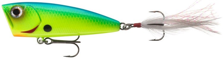 DAIWA STEEZ POPPER 60F BLUE BLACK CHART