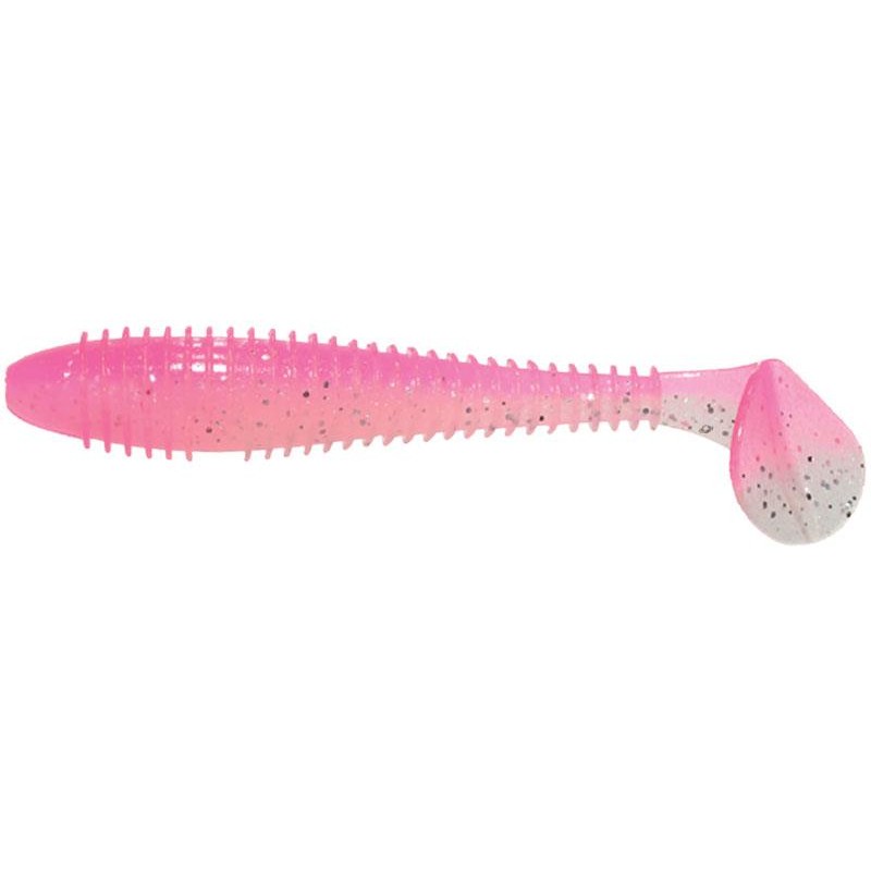 Keitech: Gumová nástraha Swing Impact FAT 3,8" 9,6cm 8,5g LT Pink Glow 6ks