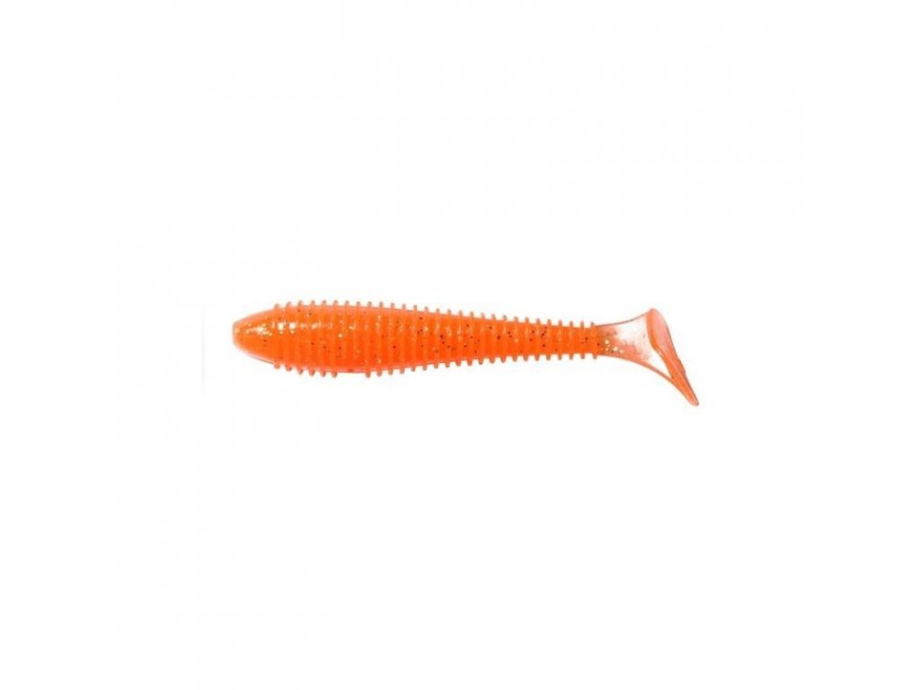 Keitech: Gumová nástraha Swing Impact FAT 3,8" 9,6cm 8,5g Flashing Carrot 6ks