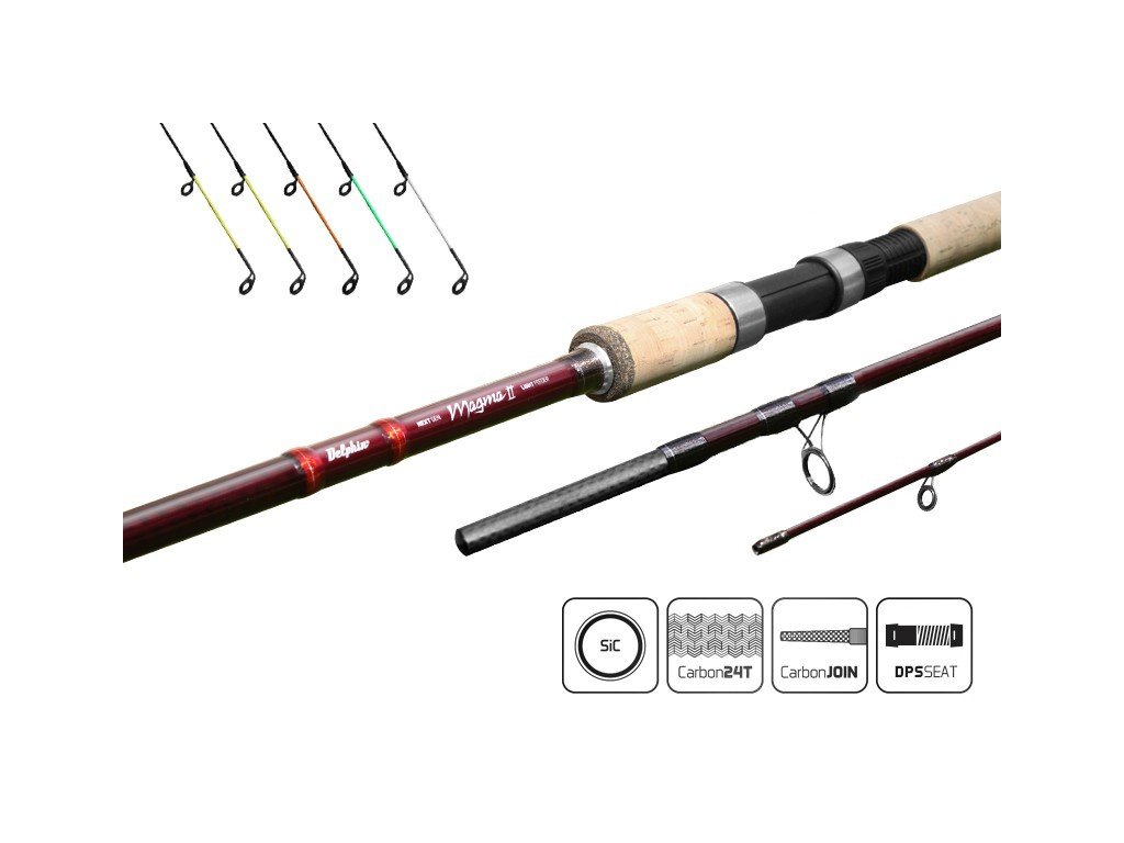 Feederový Prut Delphin MAGMA II Next generation 3 díly 360cm/120g
