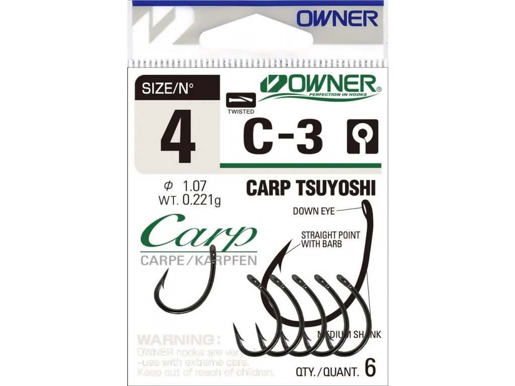 HÁČKY OWNER CT-3 bal. 5 ks vel.2 