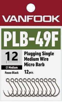 VANFOOK PLB-49F MICRO BARB HÁČKY NA WOBLERY A TŘPYTKY / VEL. 12 / 12 KS