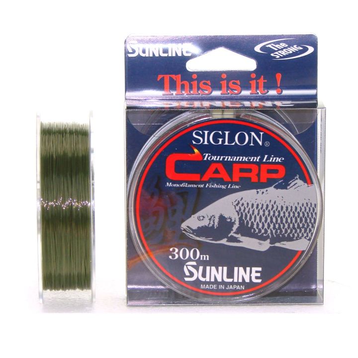 SUNLINE VLASEC SIGLON CARP / 300m / 0.33 mm / ZELENÝ